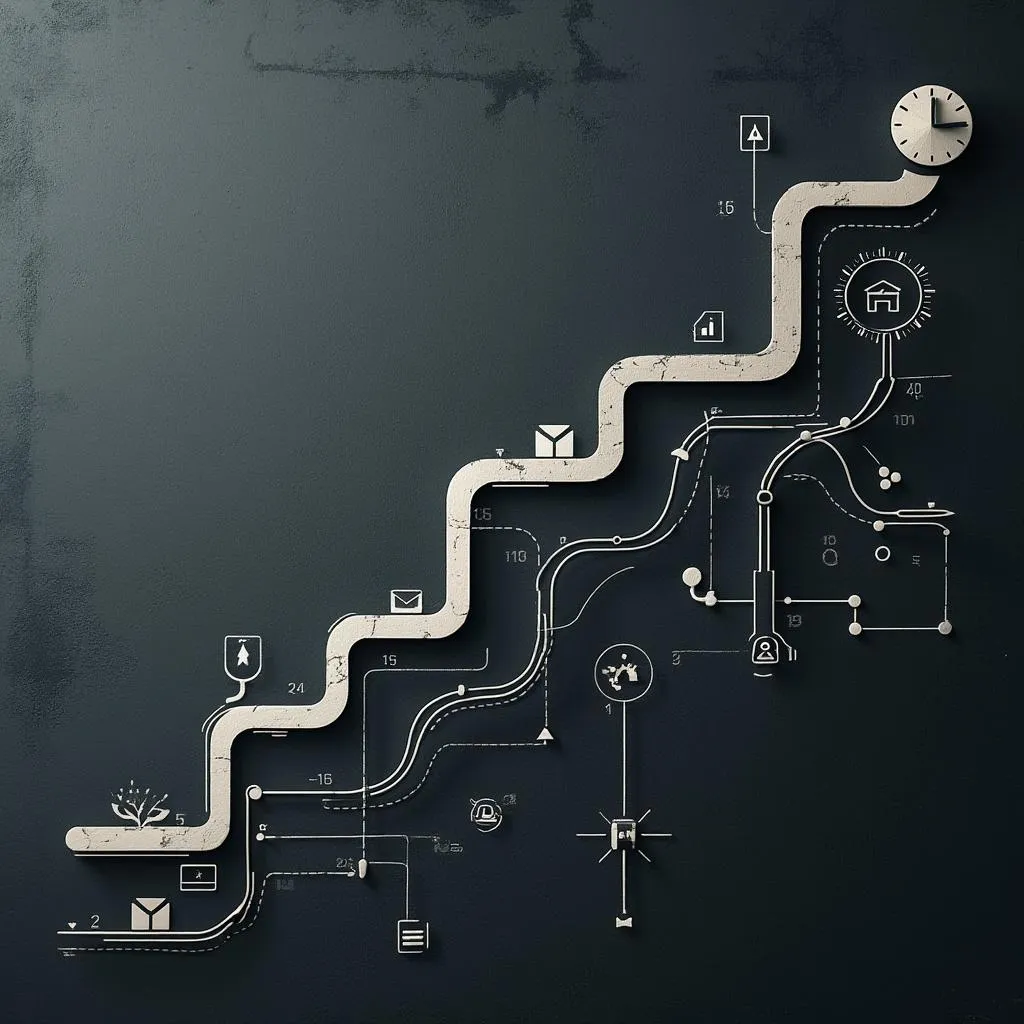 Visualización conceptual de la historia de la empresa